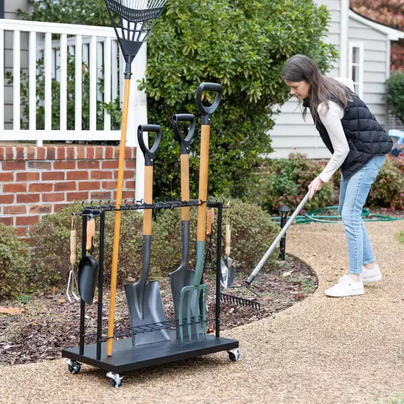 Shovel Shuttle | Organiseur d'outils à roulettes