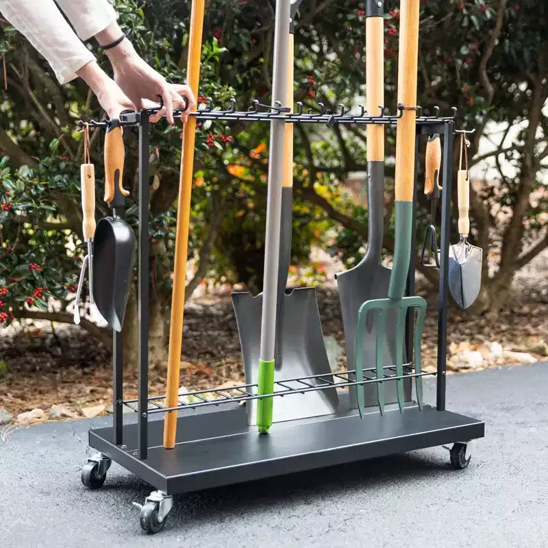 Shovel Shuttle | Organiseur d'outils à roulettes