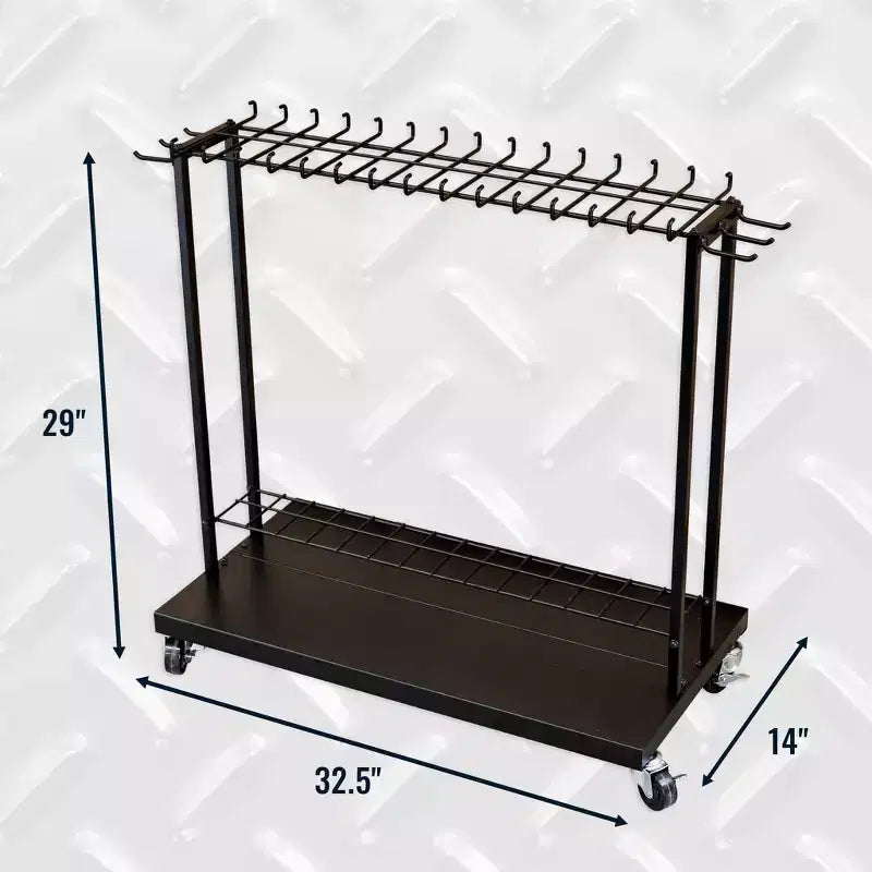Shovel Shuttle | Organiseur d'outils à roulettes