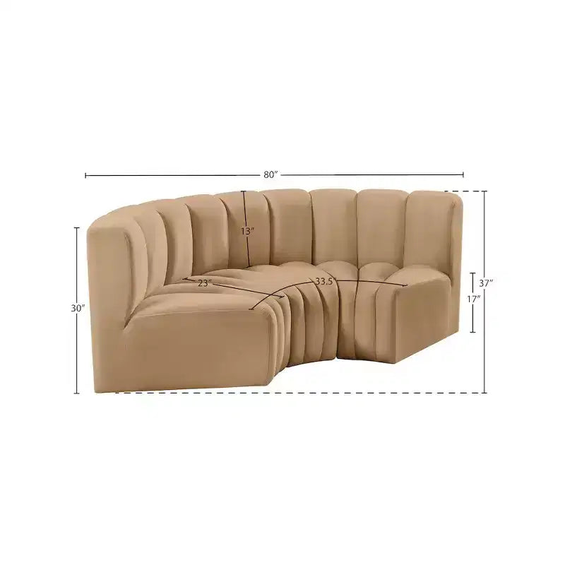 Canapé modulaire Arc Velvet