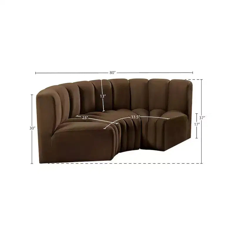 Canapé modulaire Arc Velvet