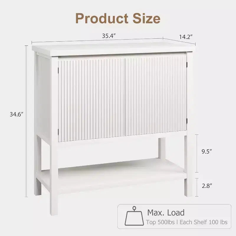Tables d'appoint étroites avec rangement, table console avec 2 portes