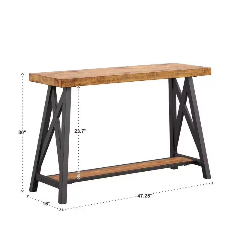 Console avec étagère