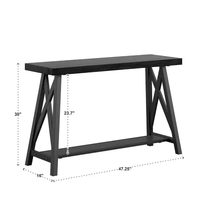Console avec étagère
