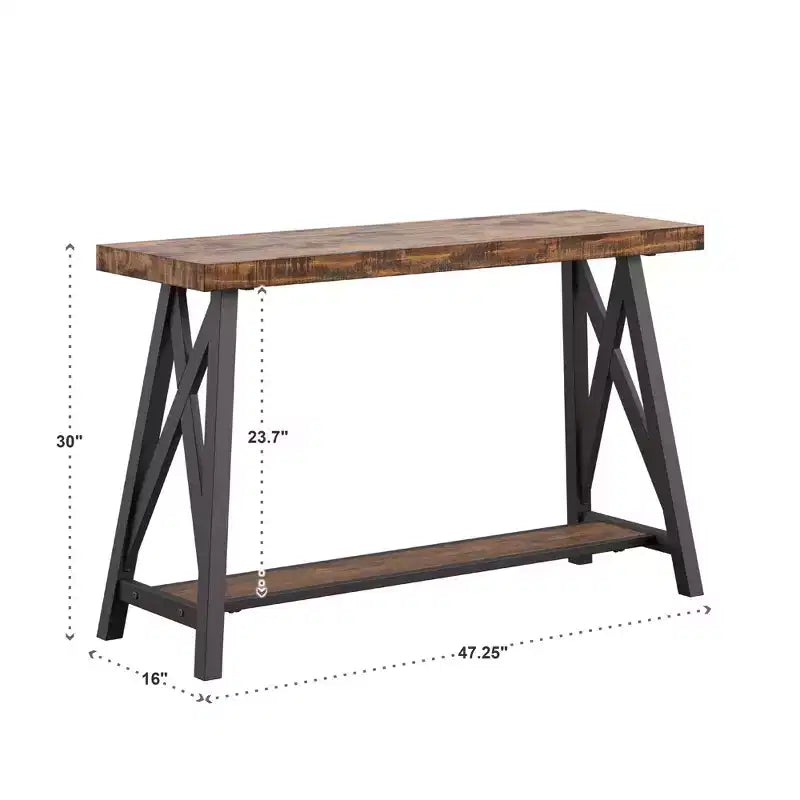 Console avec étagère