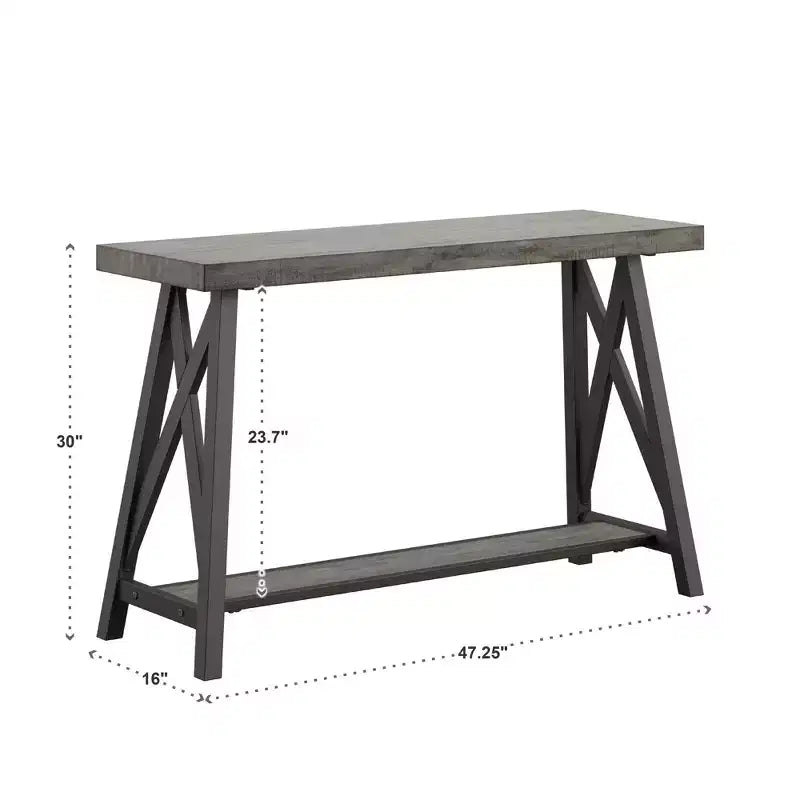 Console avec étagère