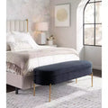 48 Chloe Contemporary Upholstered Storage Bench - LumiSource