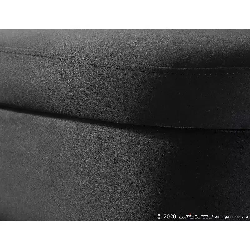 Banc de rangement contemporain capitonné