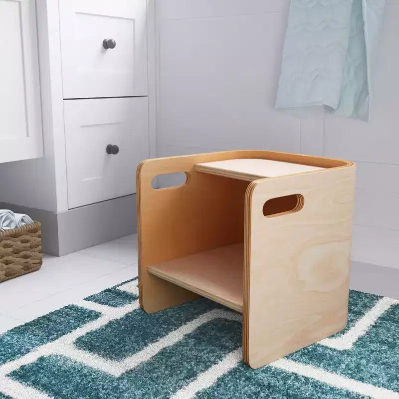 Chaise Cubique Polyvalente pour Tout-Petits Bentwood
