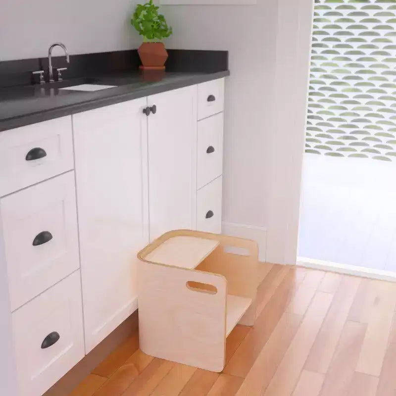 Chaise Cubique Polyvalente pour Tout-Petits Bentwood