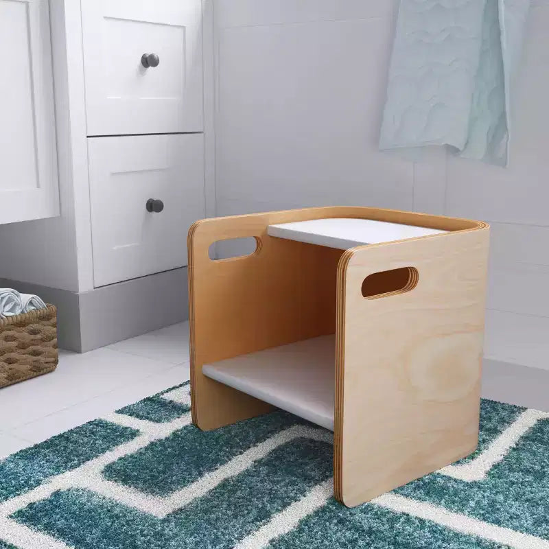 Chaise Cubique Polyvalente pour Tout-Petits Bentwood