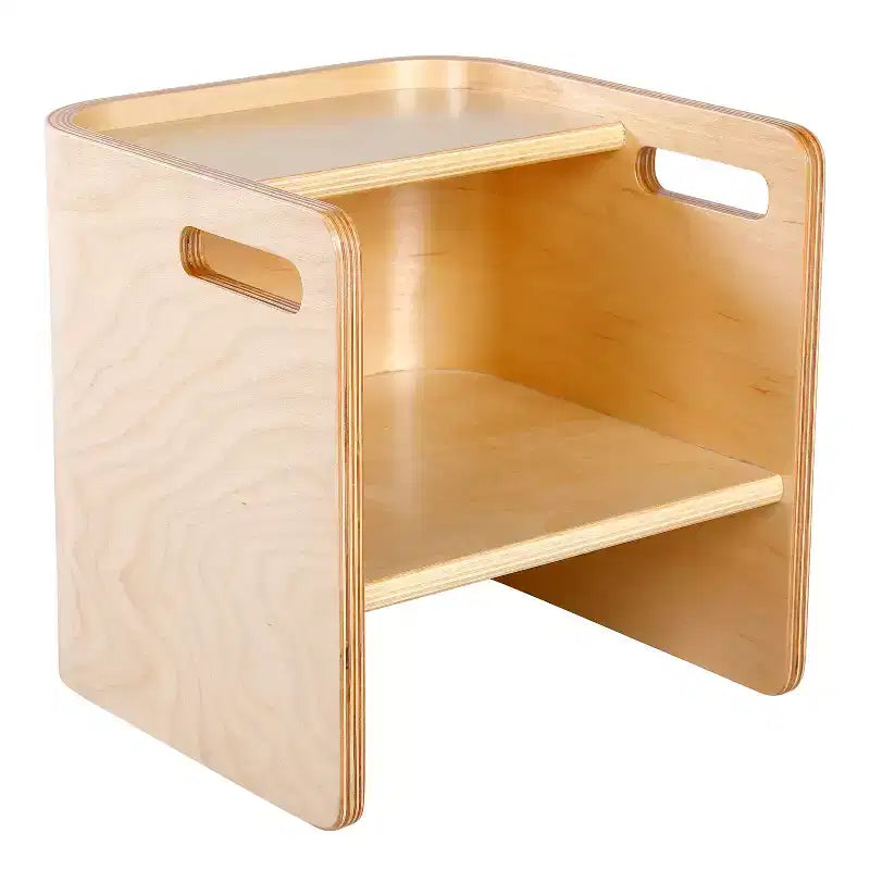 Chaise Cubique Polyvalente pour Tout-Petits Bentwood
