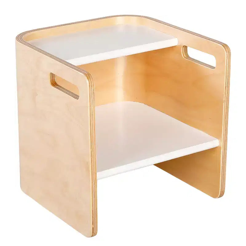 Chaise Cubique Polyvalente pour Tout-Petits Bentwood