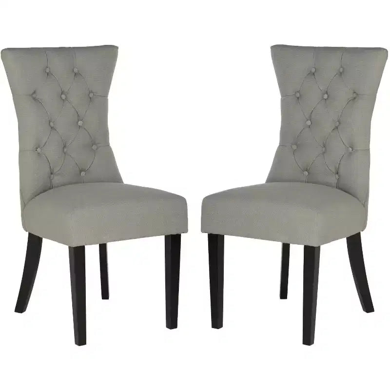 Columbo Side Chair - Set of 2 - MCR4719 - Granite - Safavieh Couture