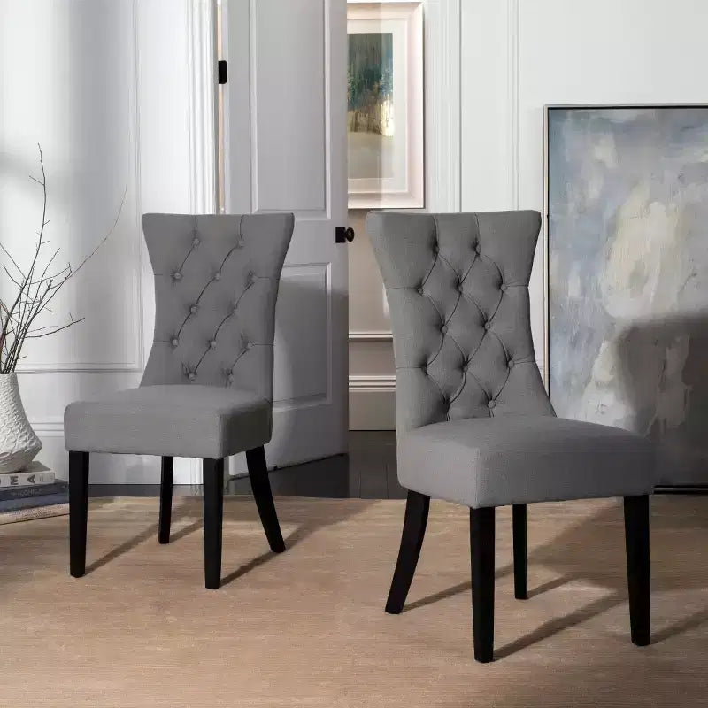 Chaise Columbo - Lot de 2 Granit