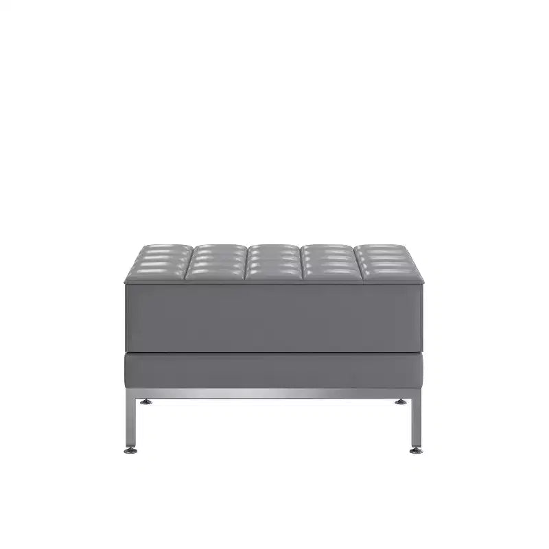 Ottoman modulable capitonné et matelassé