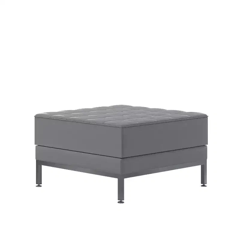 Ottoman modulable capitonné et matelassé