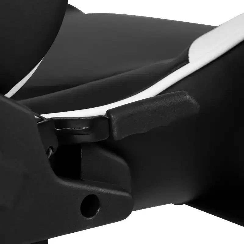 Fauteuil de jeu de course ergonomique de bureau pour ordinateur avec dossier entièrement inclinable et repose-pieds coulissant en cuir souple rouge