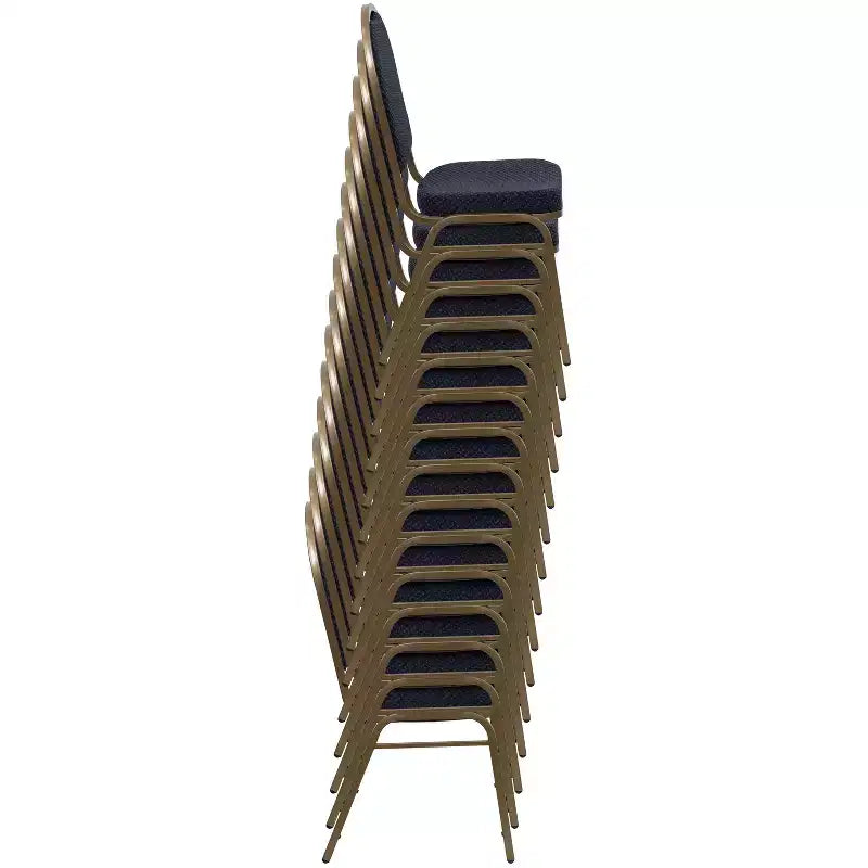 Chaise de banquet empilable à dossier dôme