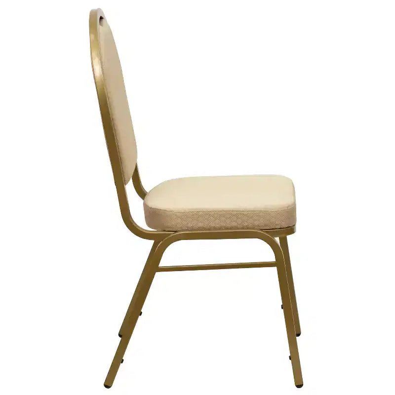 Chaise de banquet empilable à dossier dôme
