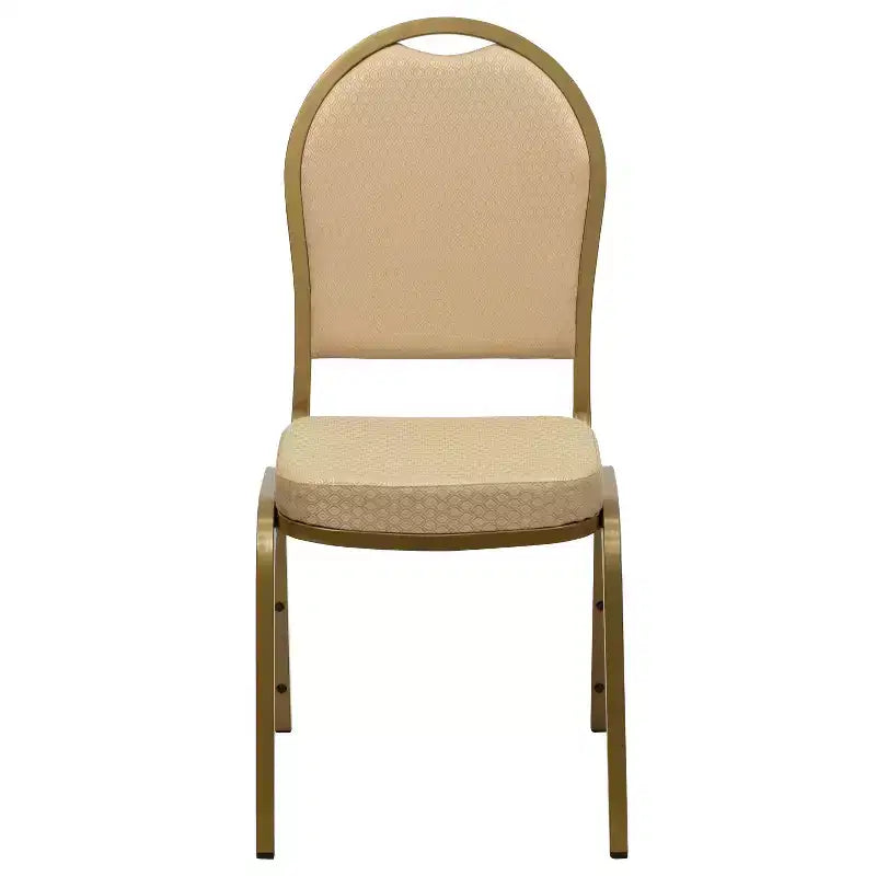 Chaise de banquet empilable à dossier dôme