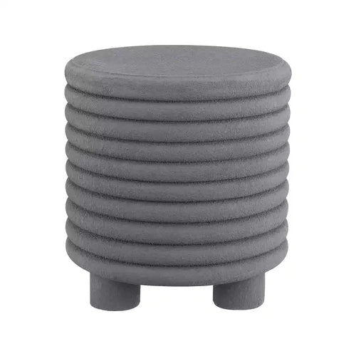 JONATHAN Y Evans 18 Minimalist Modern 3-Legged Drum Indoor/Outdoor Accent Table